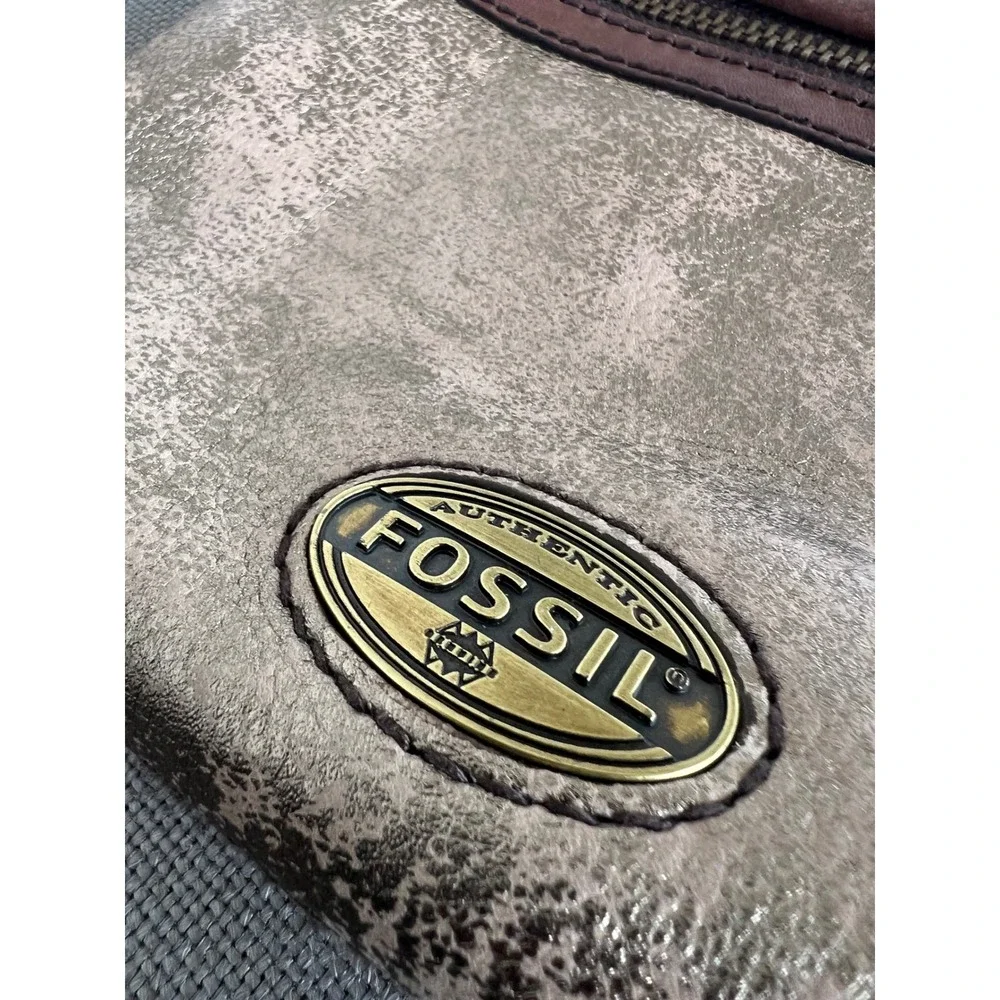 Fossil Crossbody Copper Tone Bag Brass Hardware